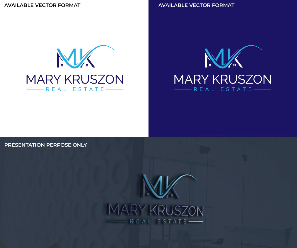 Logo Design by RS_Design for Mary Kruszon Real Estate | Design #28803773