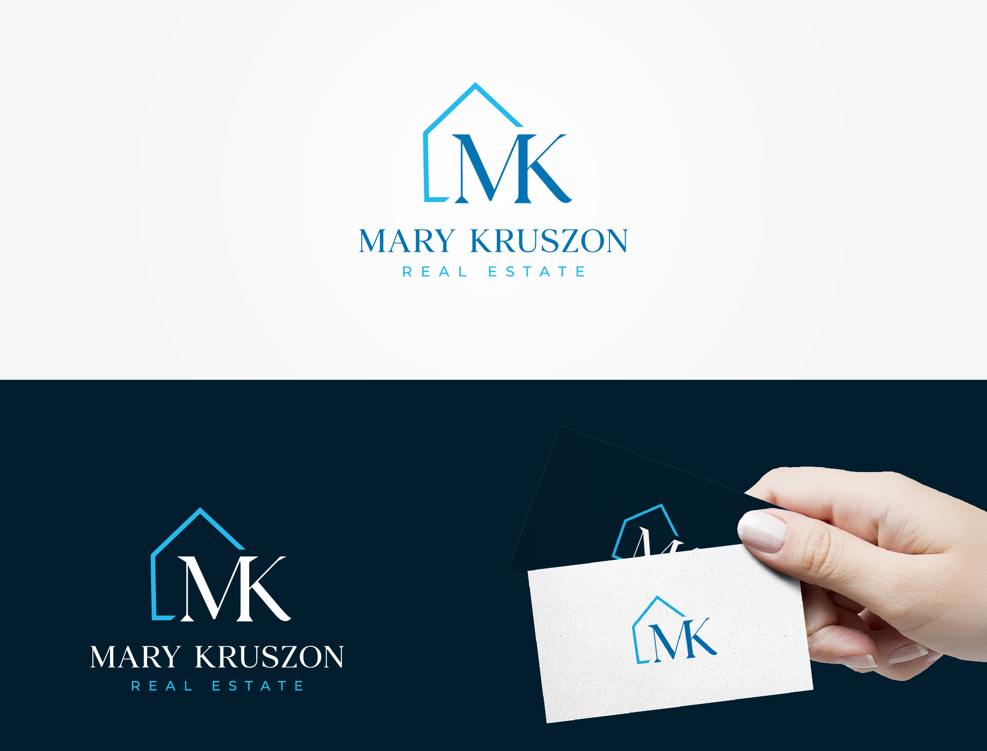 Logo Design by designbelk for Mary Kruszon Real Estate | Design #28804138