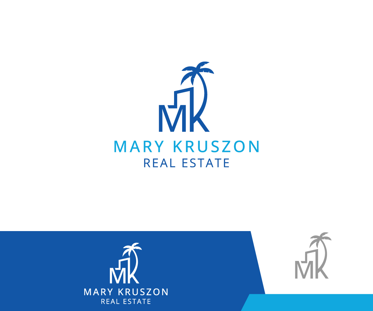 Logo Design by ecorokerz for Mary Kruszon Real Estate | Design #28801853