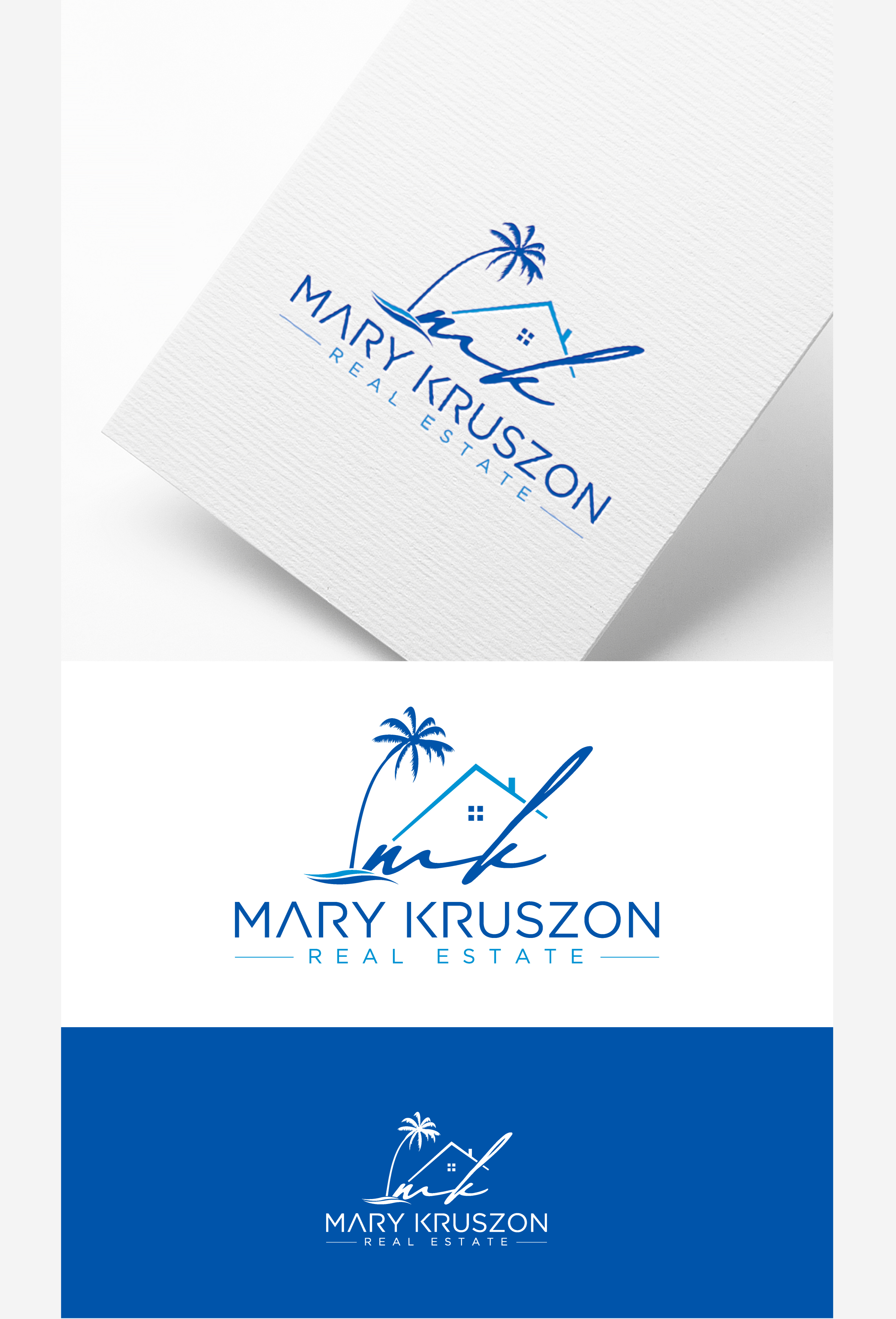Logo Design by UMBRA Designs for Mary Kruszon Real Estate | Design #28799167