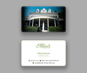 Business Card Design by Andrés Sebastián for Valley Country Club | Design: #28804427