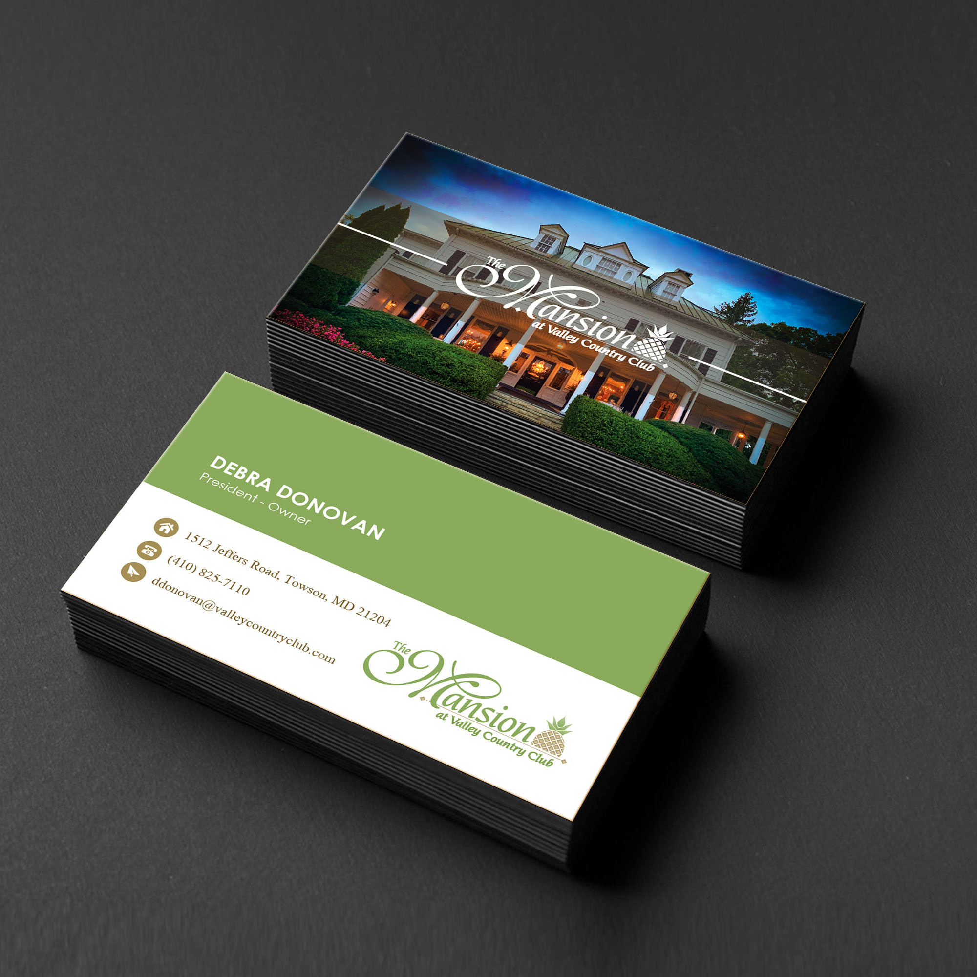 Business Card Design by Shey93 for Valley Country Club | Design #28799827