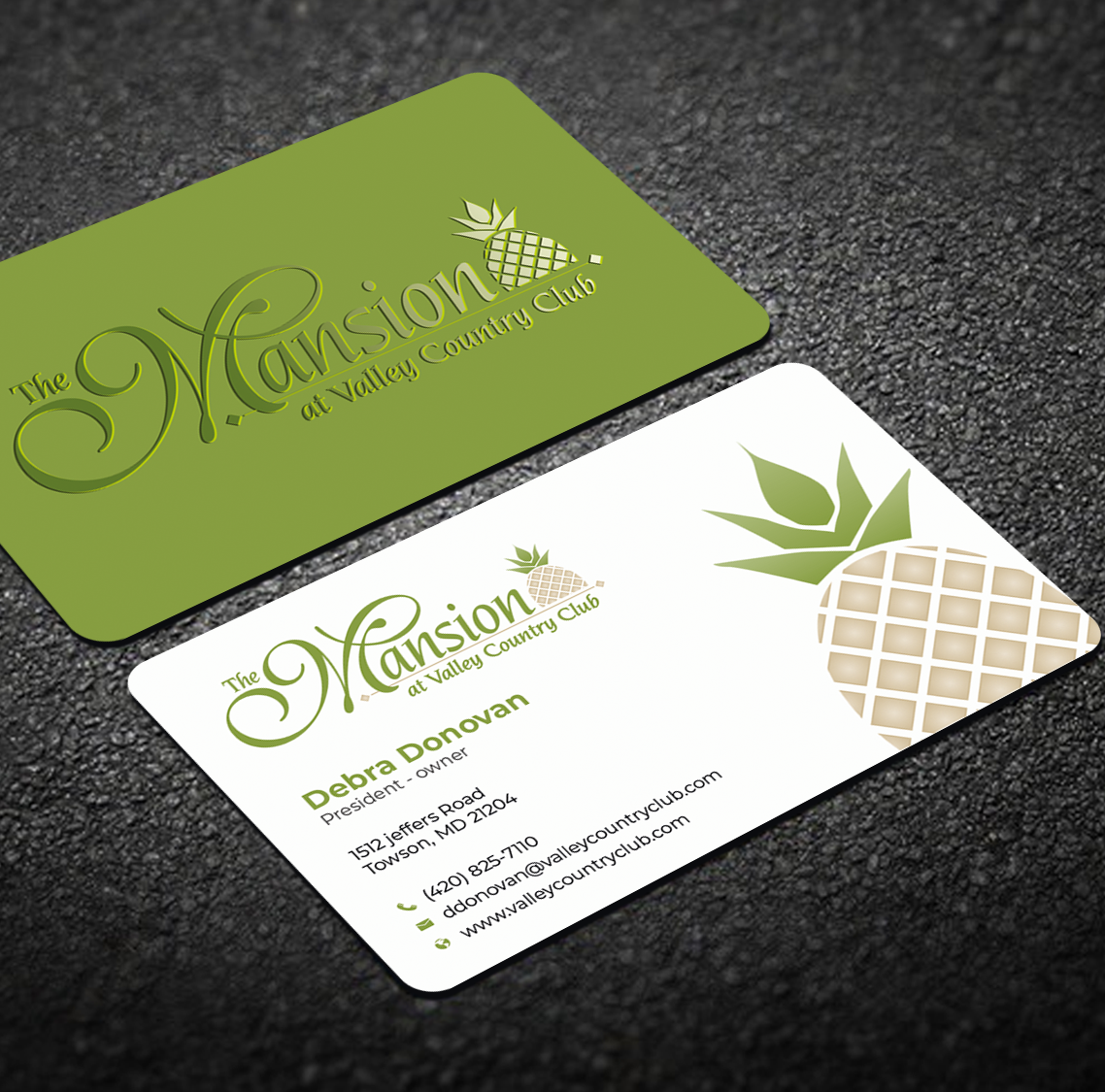 Business Card Design by Graphixpointt for Valley Country Club | Design #28799310