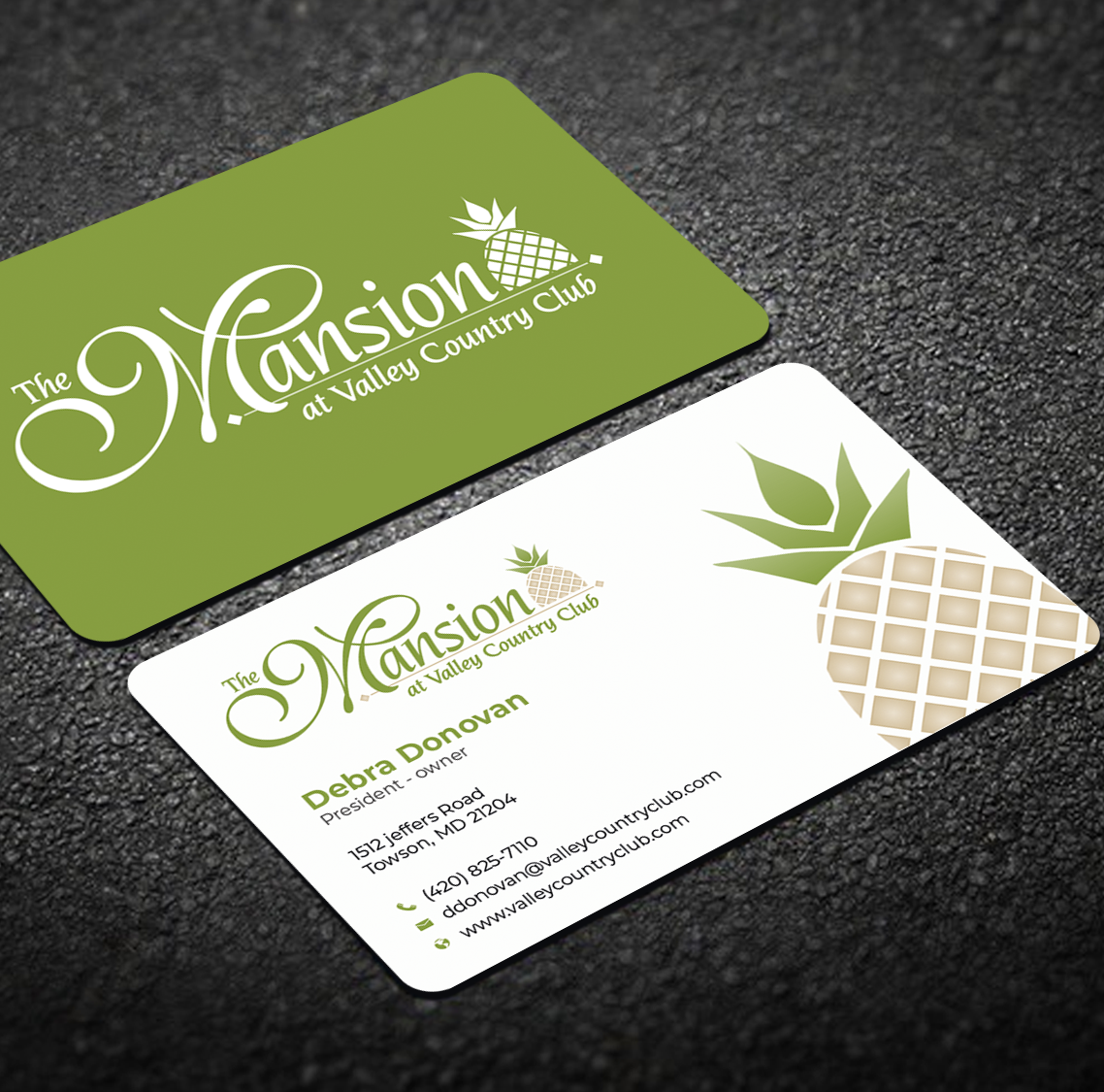 Business Card Design by Graphixpointt for Valley Country Club | Design #28799311