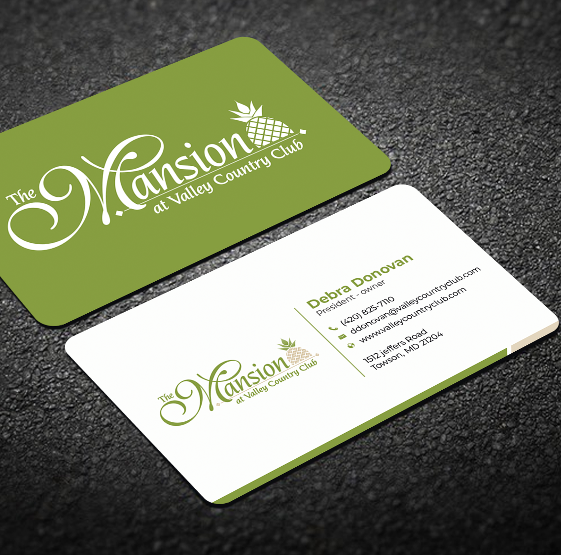 Business Card Design by Graphixpointt for Valley Country Club | Design #28799313