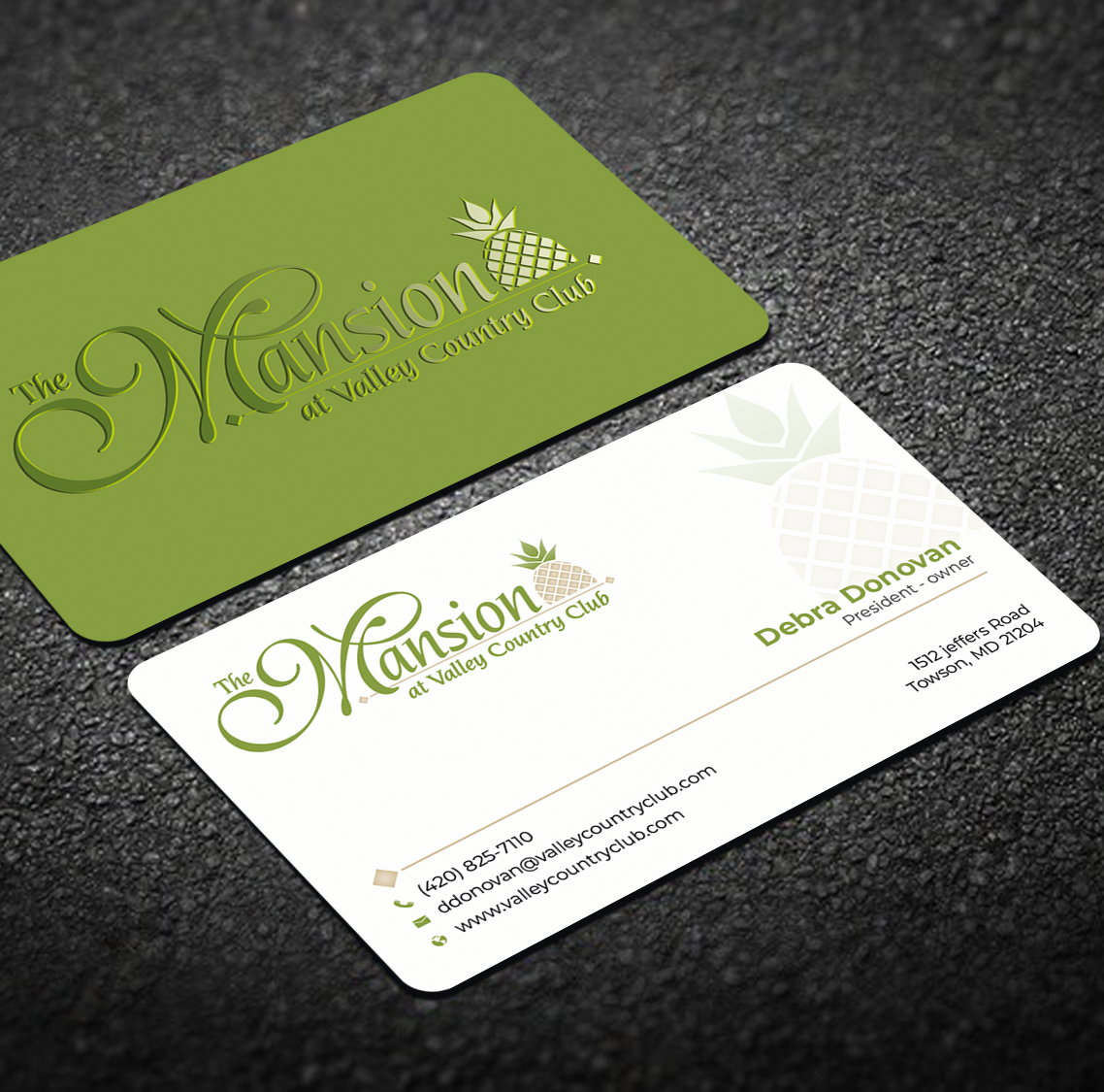 Business Card Design by Graphixpointt for Valley Country Club | Design #28799316