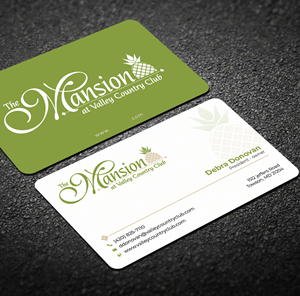 Business Card Design by Graphixpointt for Valley Country Club | Design: #28799317