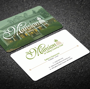 Business Card Design by Graphixpointt for Valley Country Club | Design: #28799620