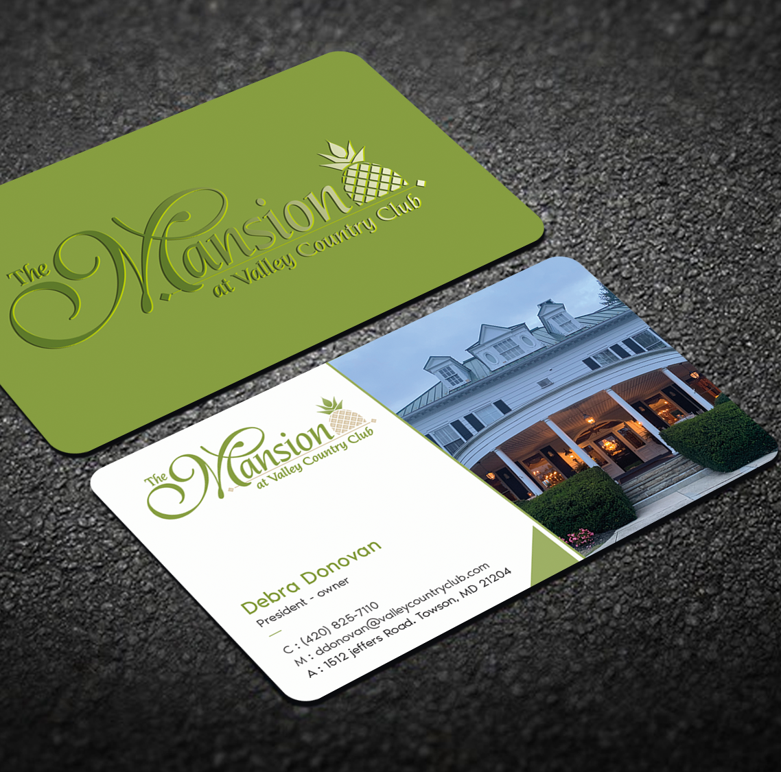 Business Card Design by Graphixpointt for Valley Country Club | Design #28799669