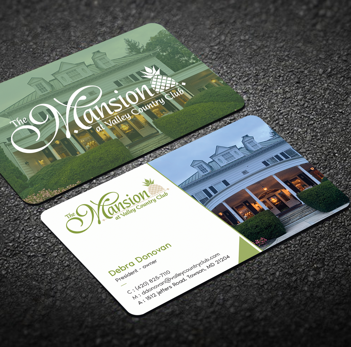 Business Card Design by Graphixpointt for Valley Country Club | Design #28799671