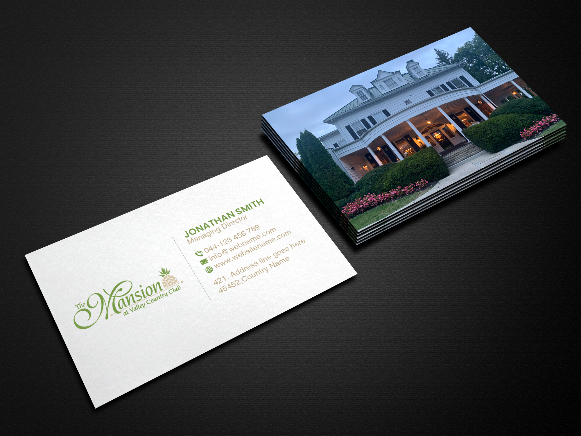 Business Card Design by Creations Box 2015 for Valley Country Club | Design #28804218
