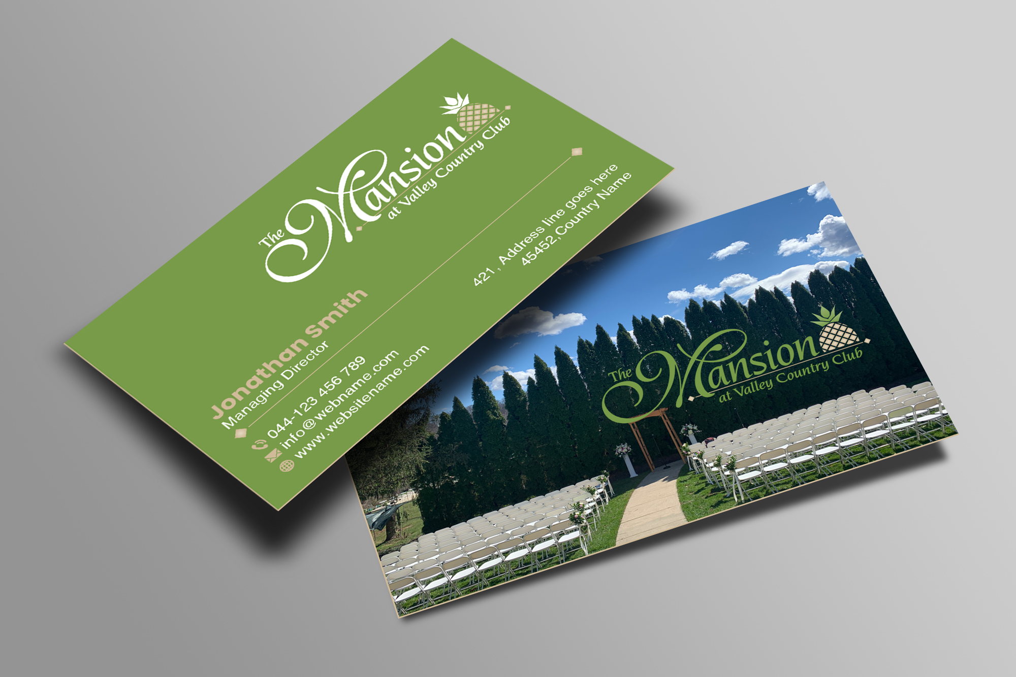 Business Card Design by Creations Box 2015 for Valley Country Club | Design #28804219