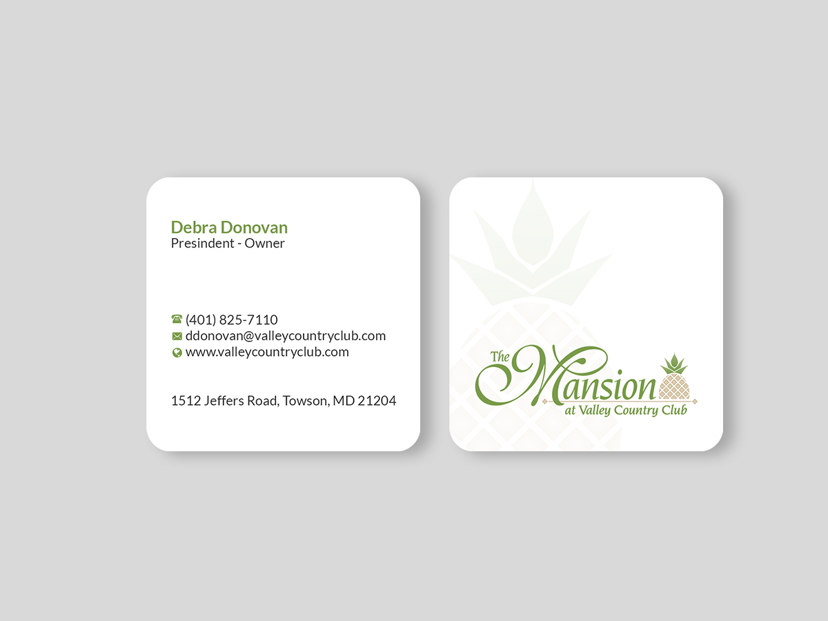 Diseño de Tarjeta de Presentación por Creations Box 2015 para Valley Country Club | Diseño #28808329