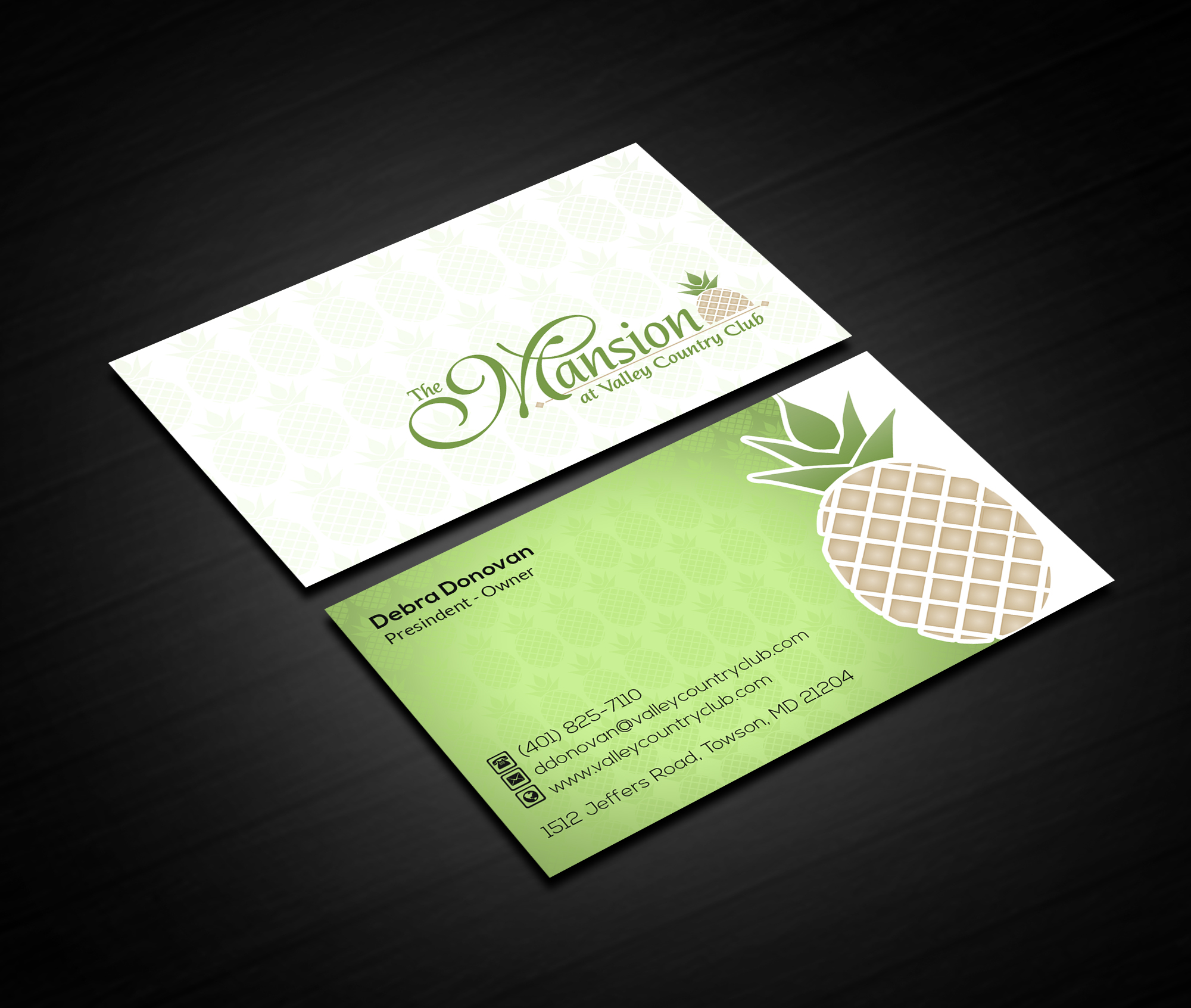 Diseño de Tarjeta de Presentación por Creations Box 2015 para Valley Country Club | Diseño #28808330