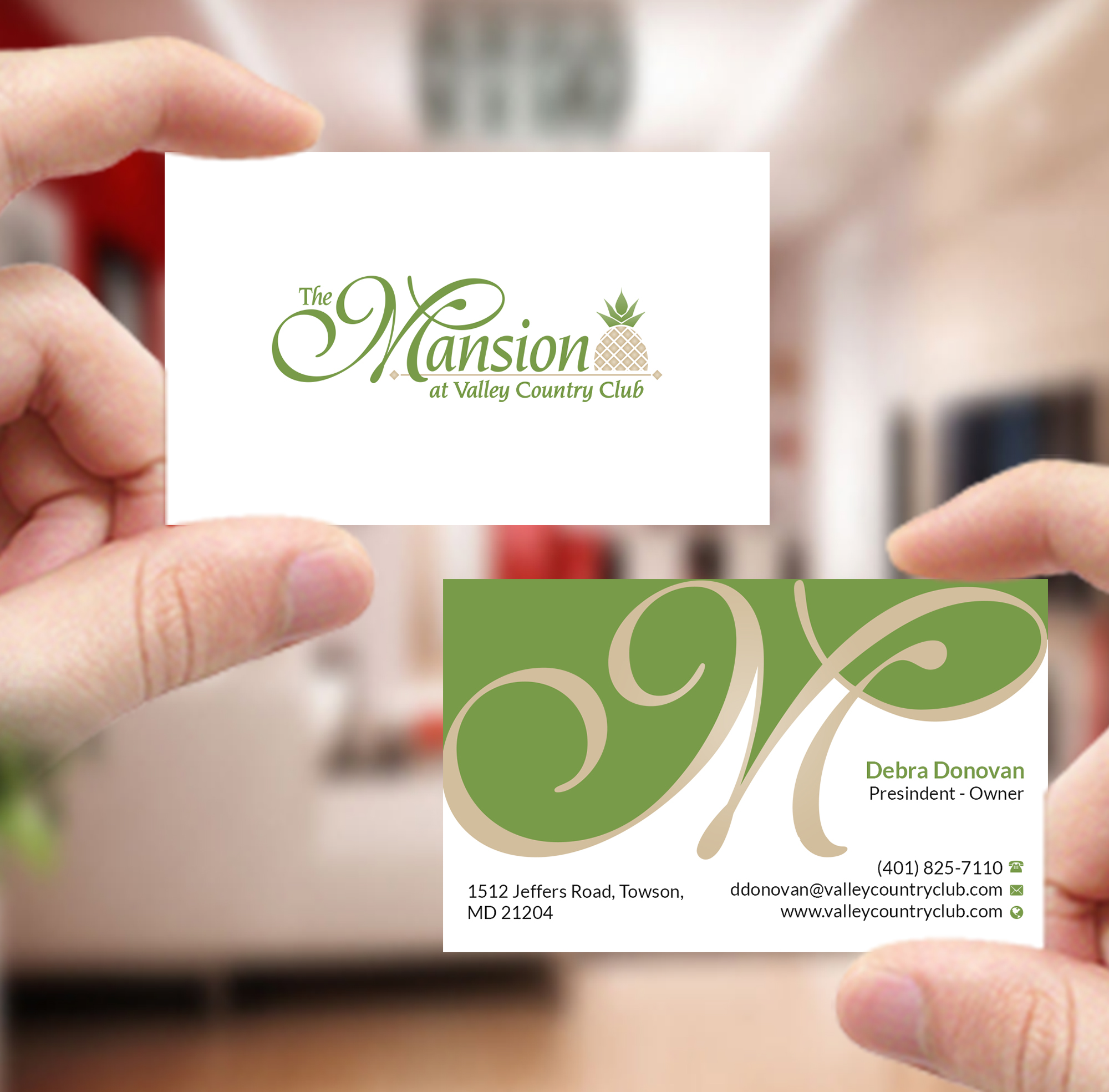 Business Card Design by Creations Box 2015 for Valley Country Club | Design #28808335