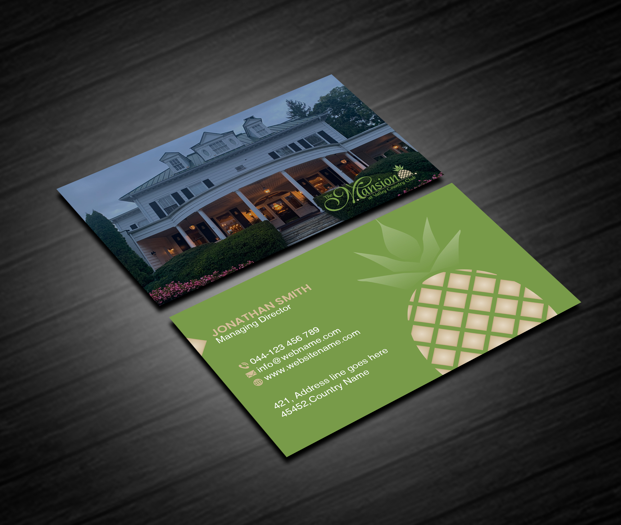 Business Card Design by Creations Box 2015 for Valley Country Club | Design #28809315