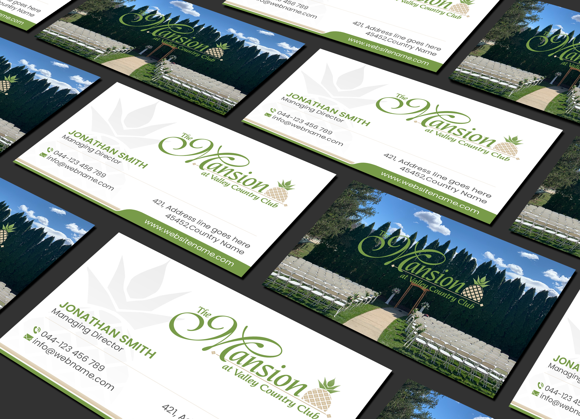 Diseño de Tarjeta de Presentación por Creations Box 2015 para Valley Country Club | Diseño #28809316