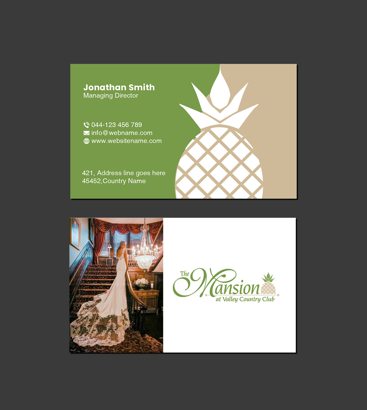 Business Card Design by Creations Box 2015 for Valley Country Club | Design #28809318