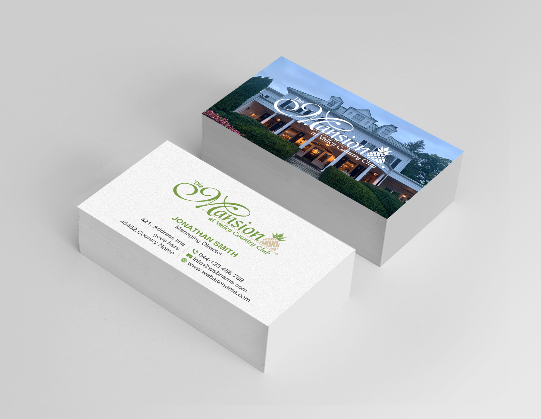 Business Card Design by Creations Box 2015 for Valley Country Club | Design #28809320