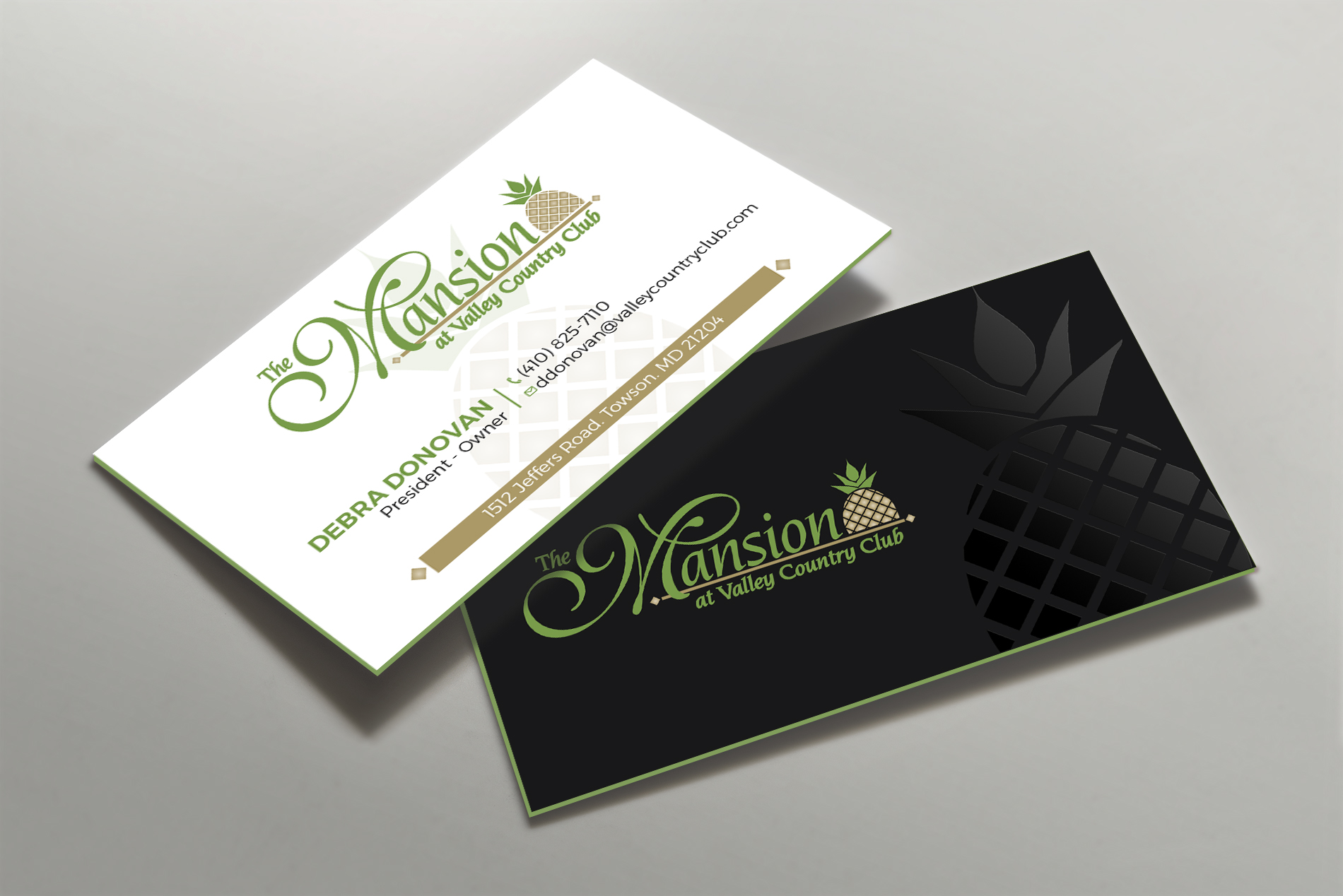 Business Card Design by Tripti Ranjan Gain for Valley Country Club | Design #28800923