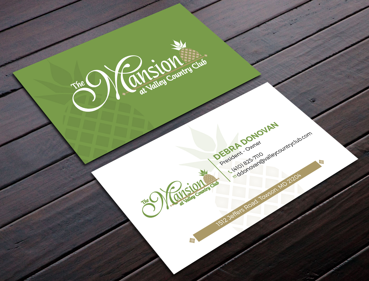 Business Card Design by Tripti Ranjan Gain for Valley Country Club | Design #28800926