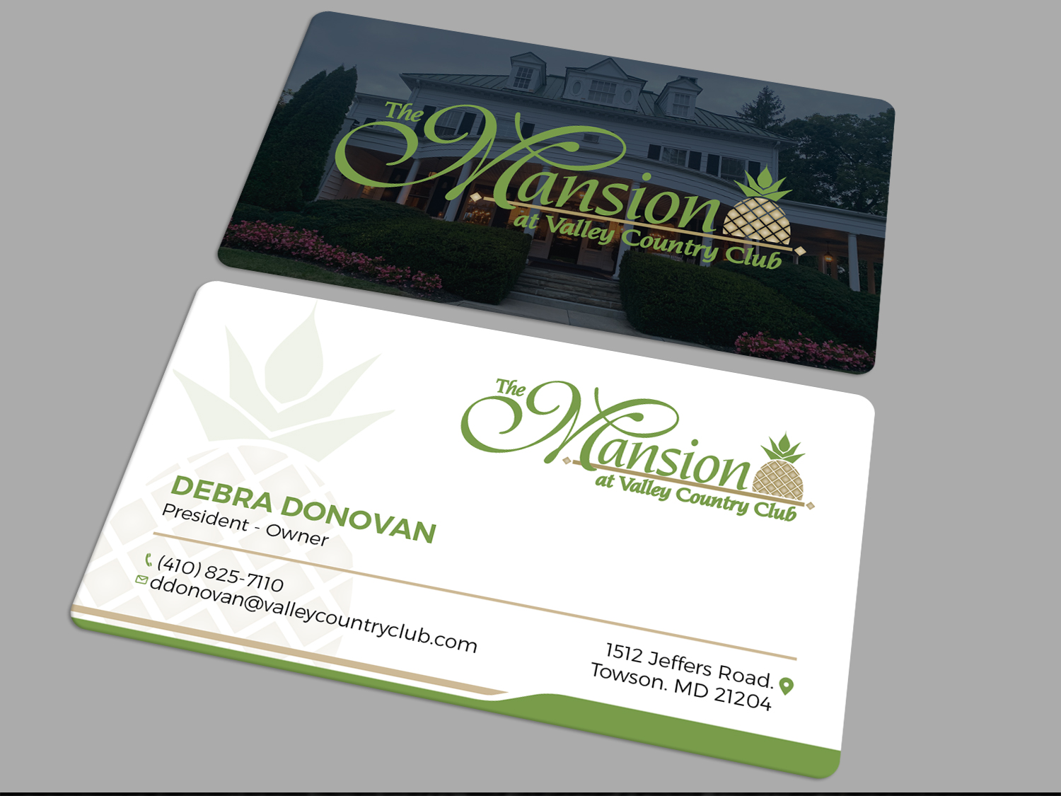 Business Card Design by Tripti Ranjan Gain for Valley Country Club | Design #28800933