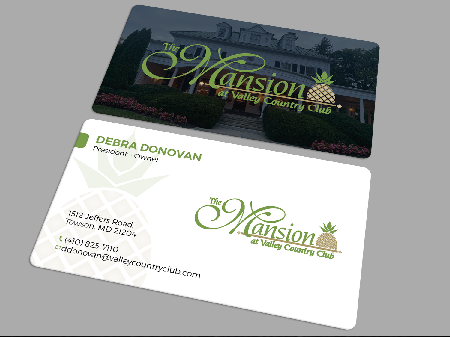 Business Card Design by Tripti Ranjan Gain for Valley Country Club | Design #28800936
