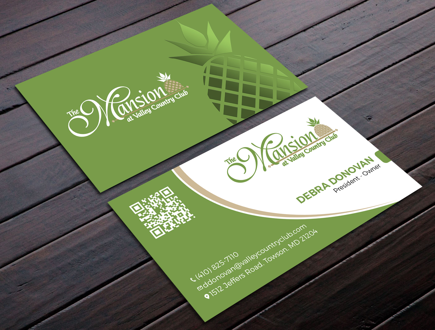 Business Card Design by Tripti Ranjan Gain for Valley Country Club | Design #28800941