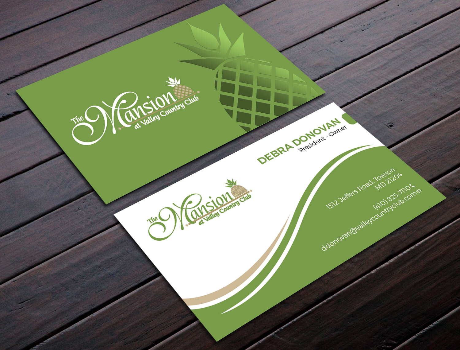 Business Card Design by Tripti Ranjan Gain for Valley Country Club | Design #28800943