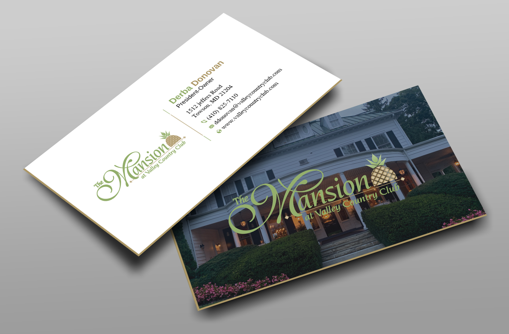 Business Card Design by Uttom 2 for Valley Country Club | Design #28800102