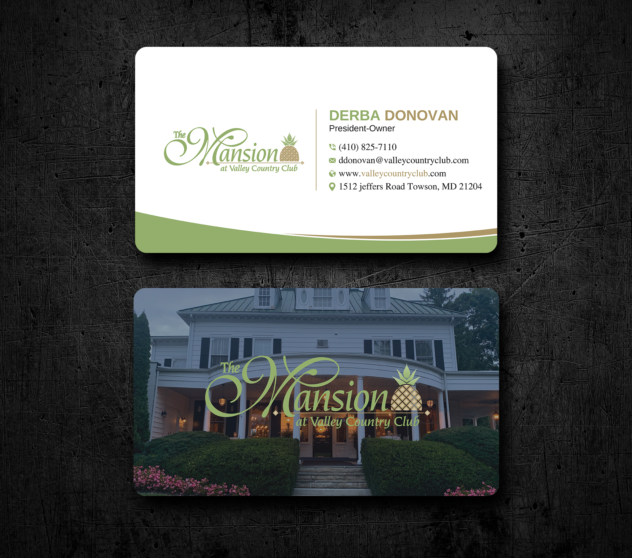 Business Card Design by Uttom 2 for Valley Country Club | Design #28800114
