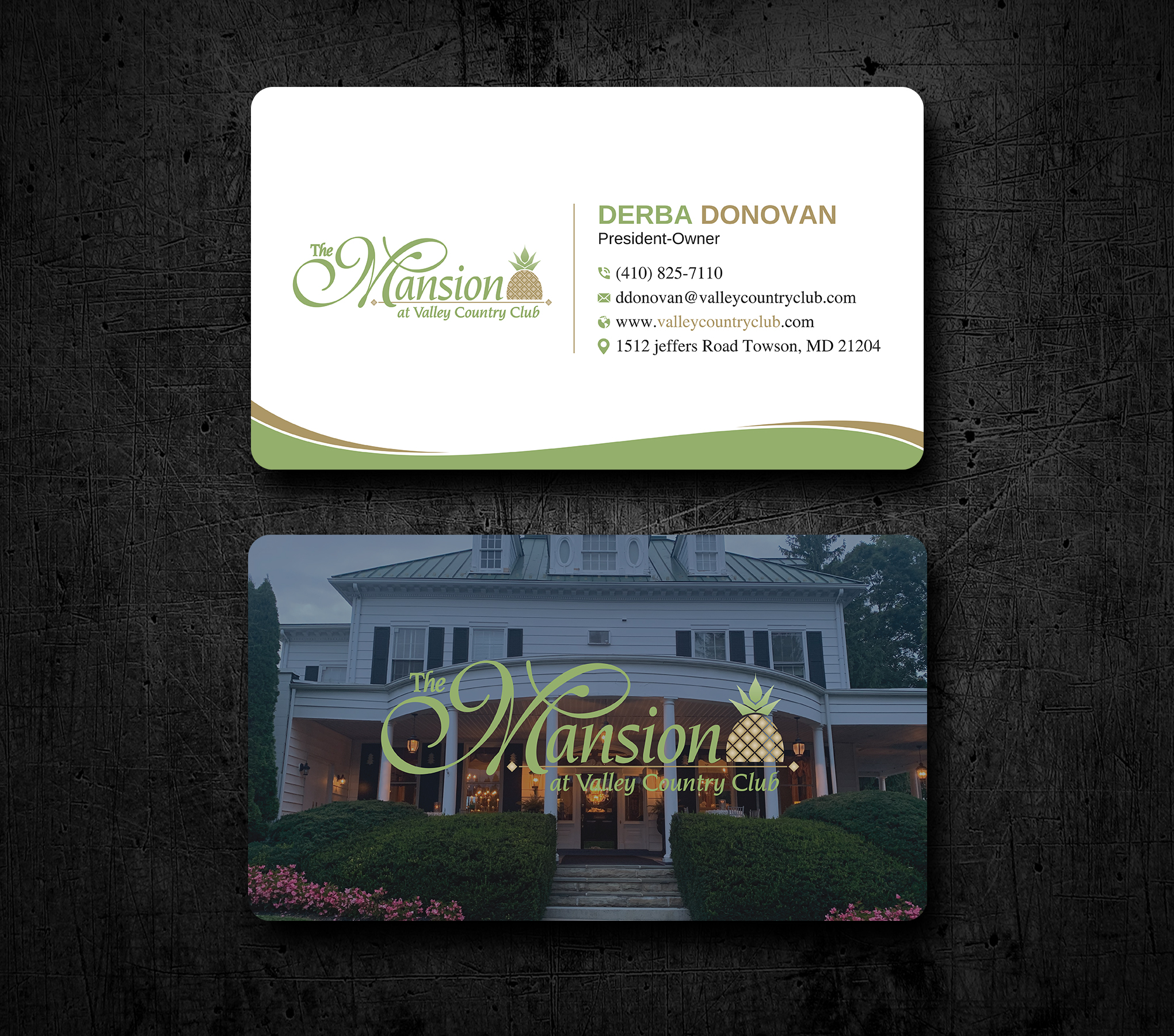 Business Card Design by Uttom 2 for Valley Country Club | Design #28800115
