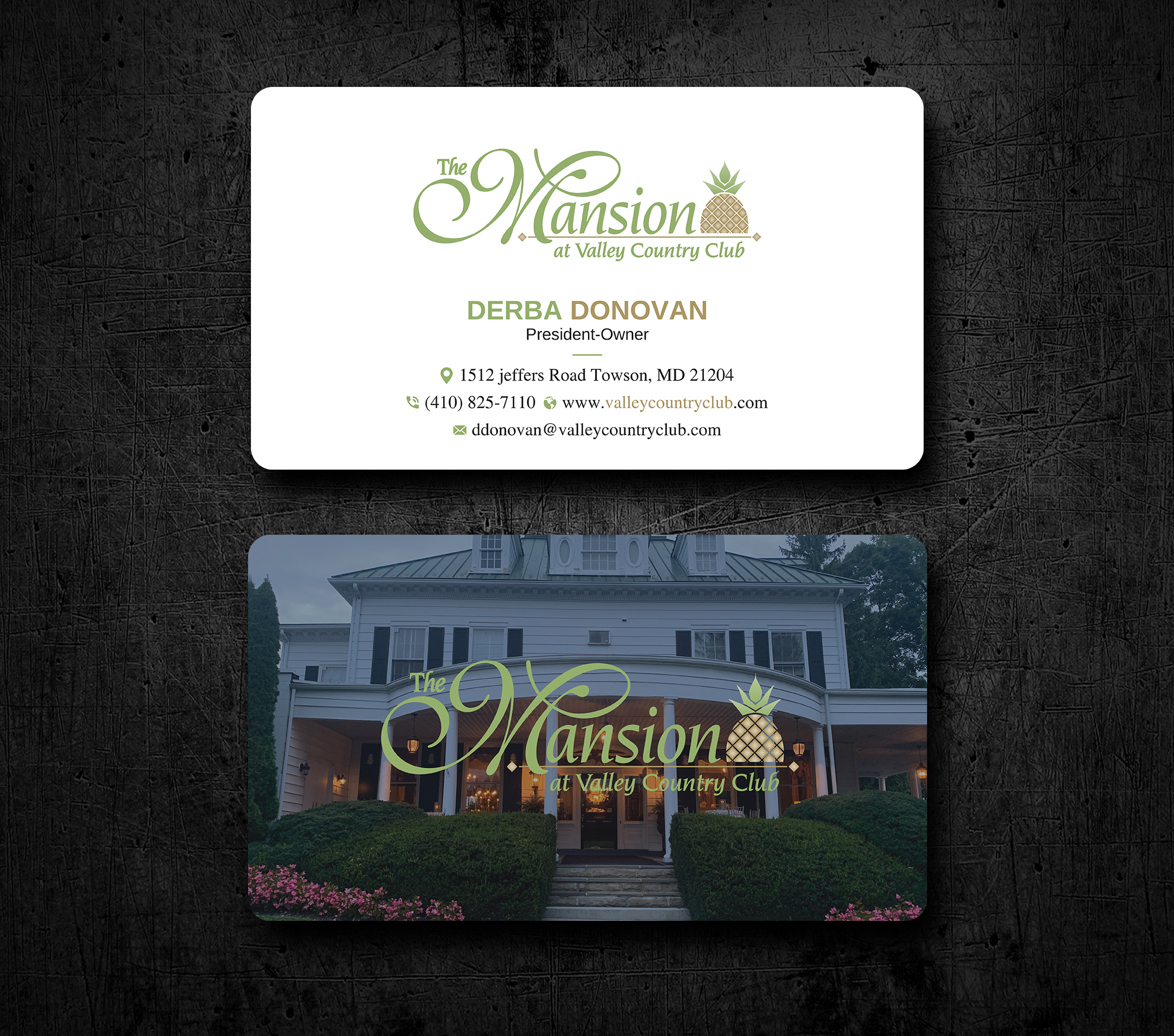Business Card Design by Uttom 2 for Valley Country Club | Design #28800116