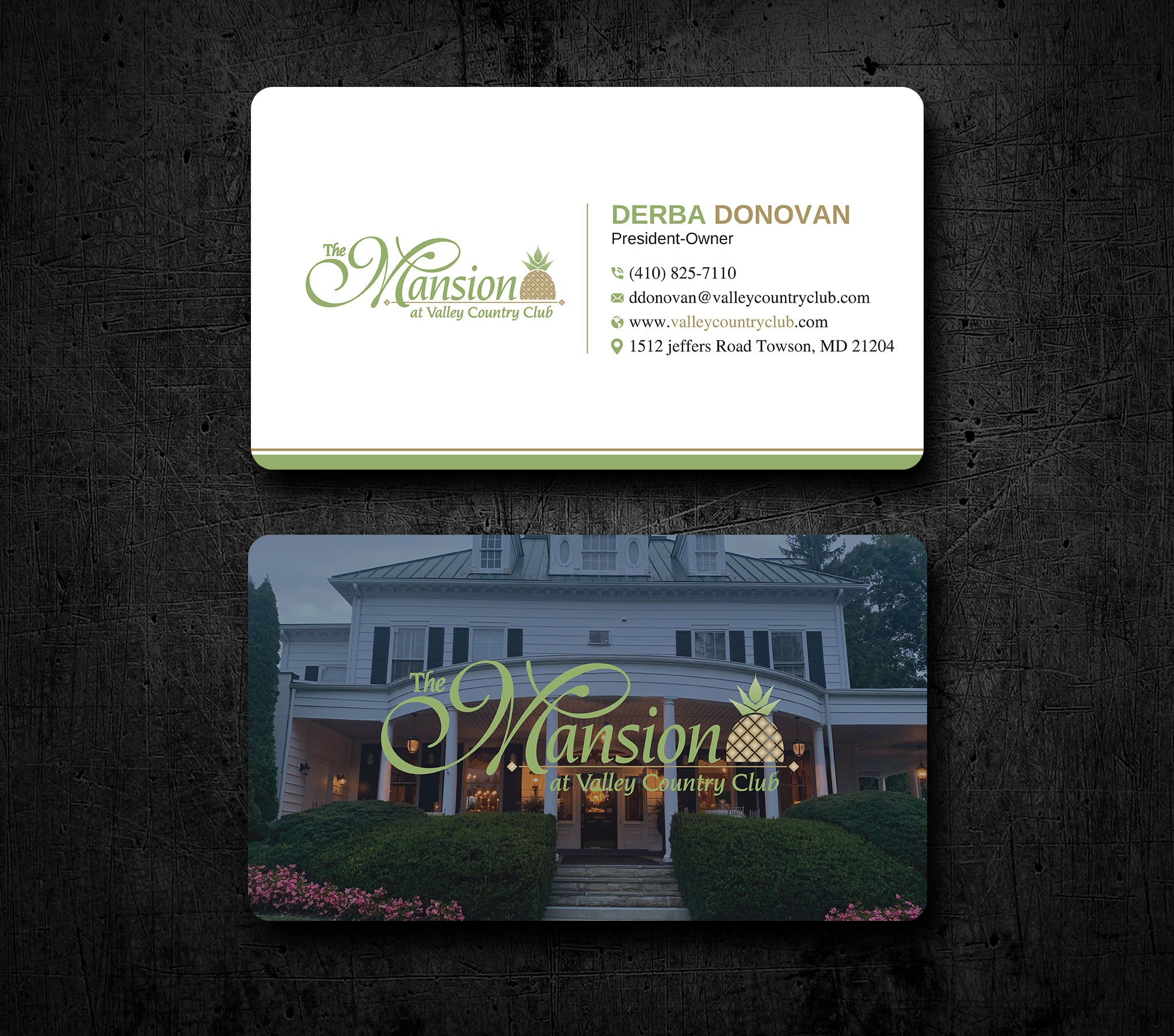 Business Card Design by Uttom 2 for Valley Country Club | Design #28800117