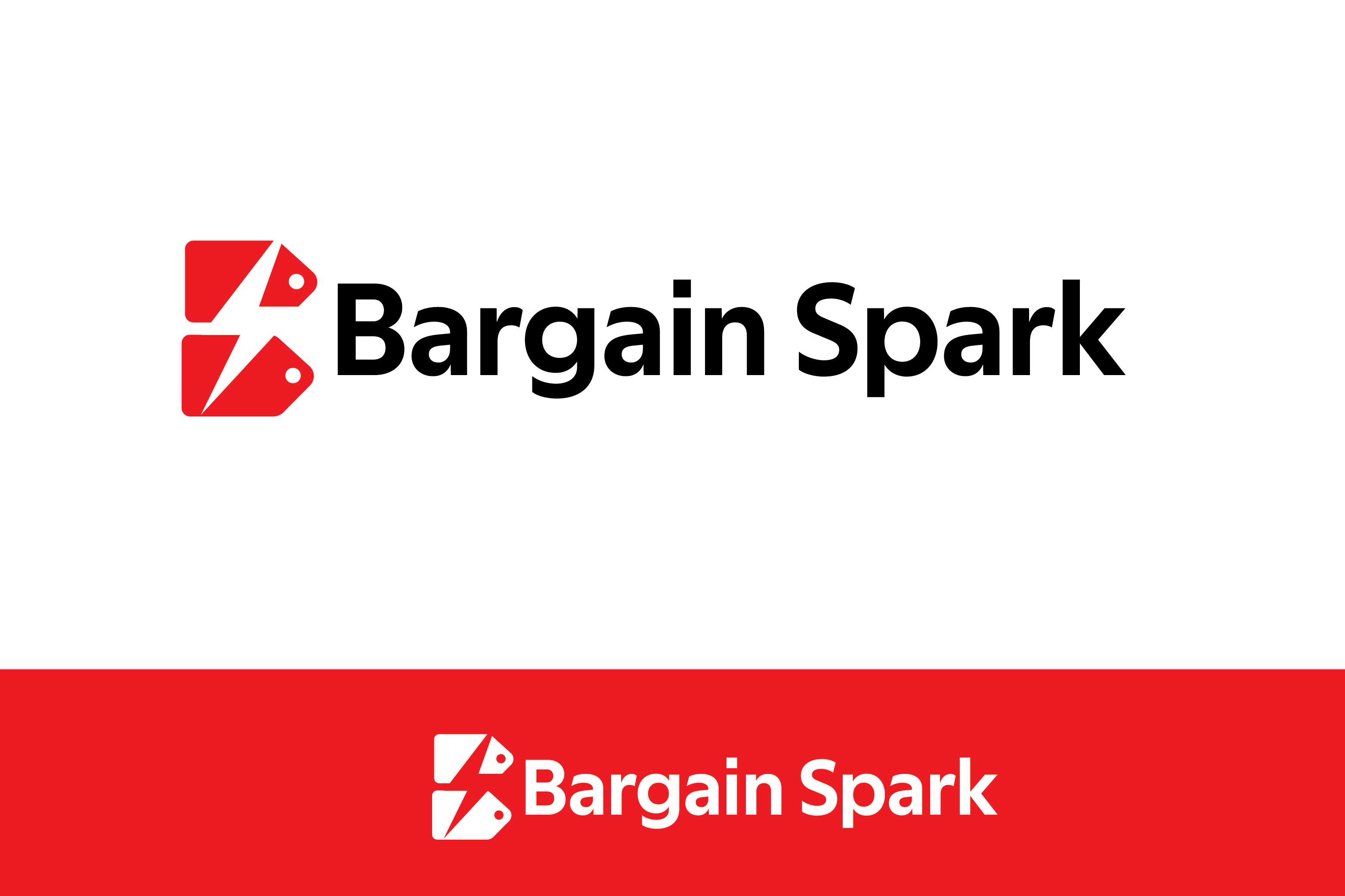Logo Design by renderman for Bargain Spark LLC | Design #28799381