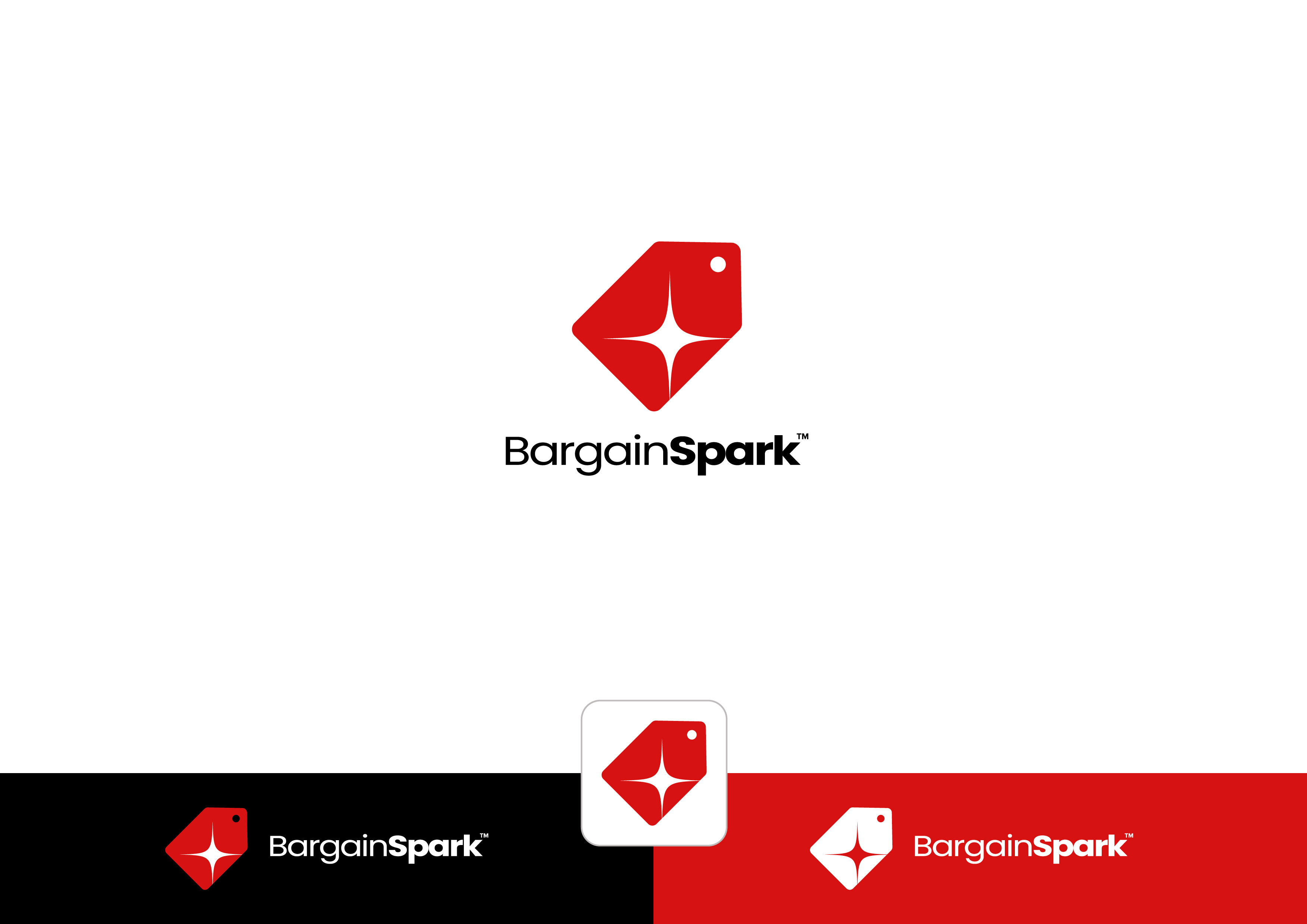 Logo Design by ~idiaz~ for Bargain Spark LLC | Design #28810376