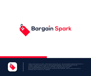 Logo Design by ecorokerz for Bargain Spark LLC | Design: #28800398