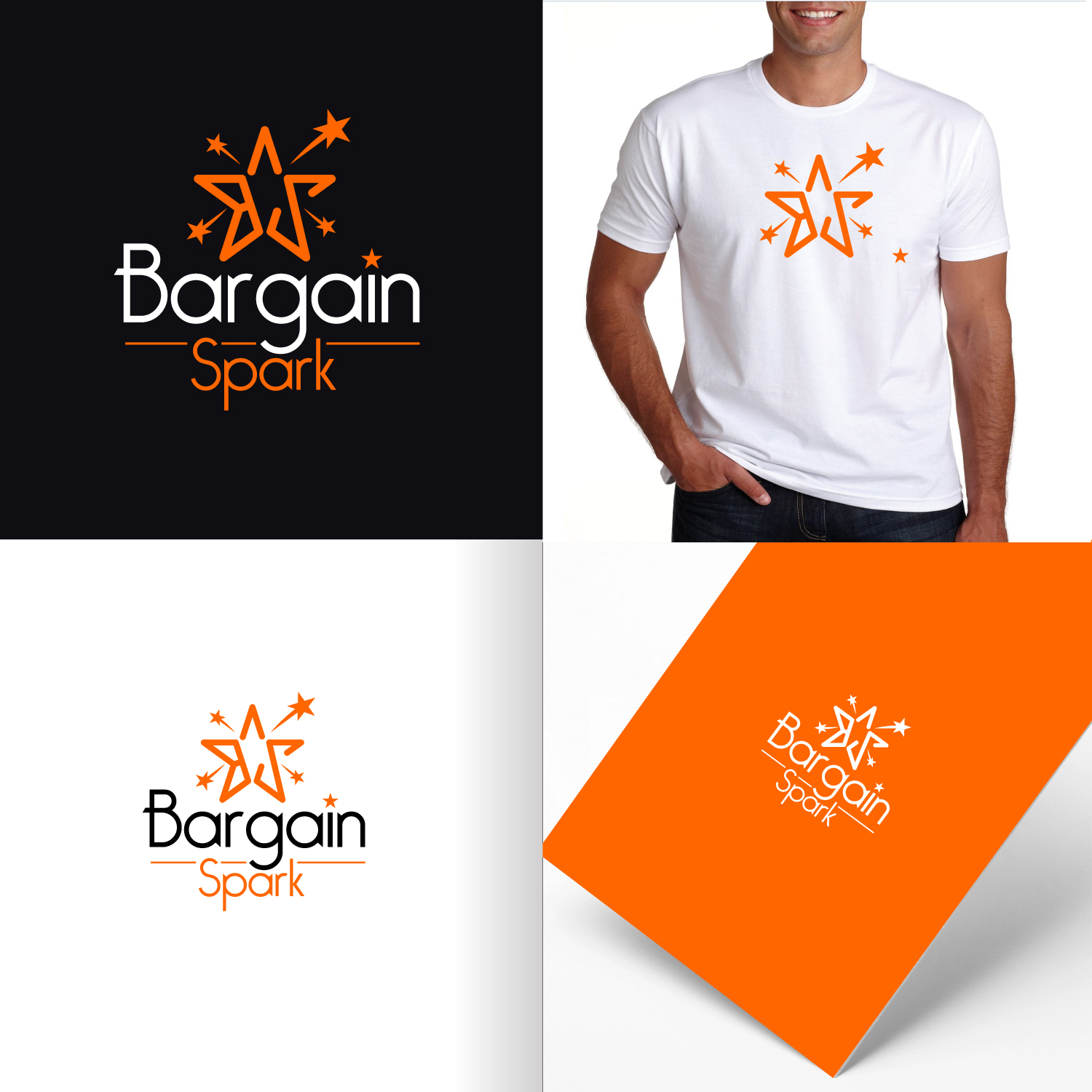 Logo Design by webeezine for Bargain Spark LLC | Design #28803935