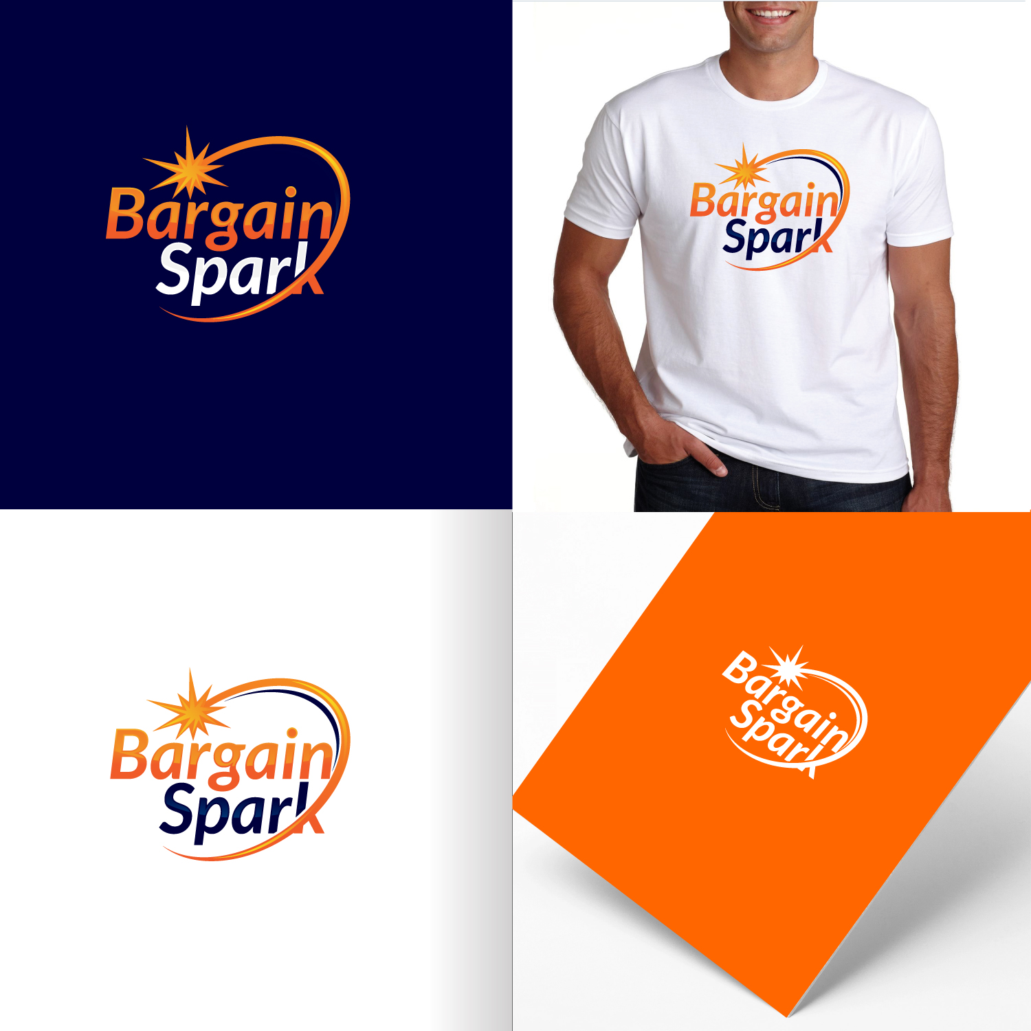 Logo Design by webeezine for Bargain Spark LLC | Design #28803936