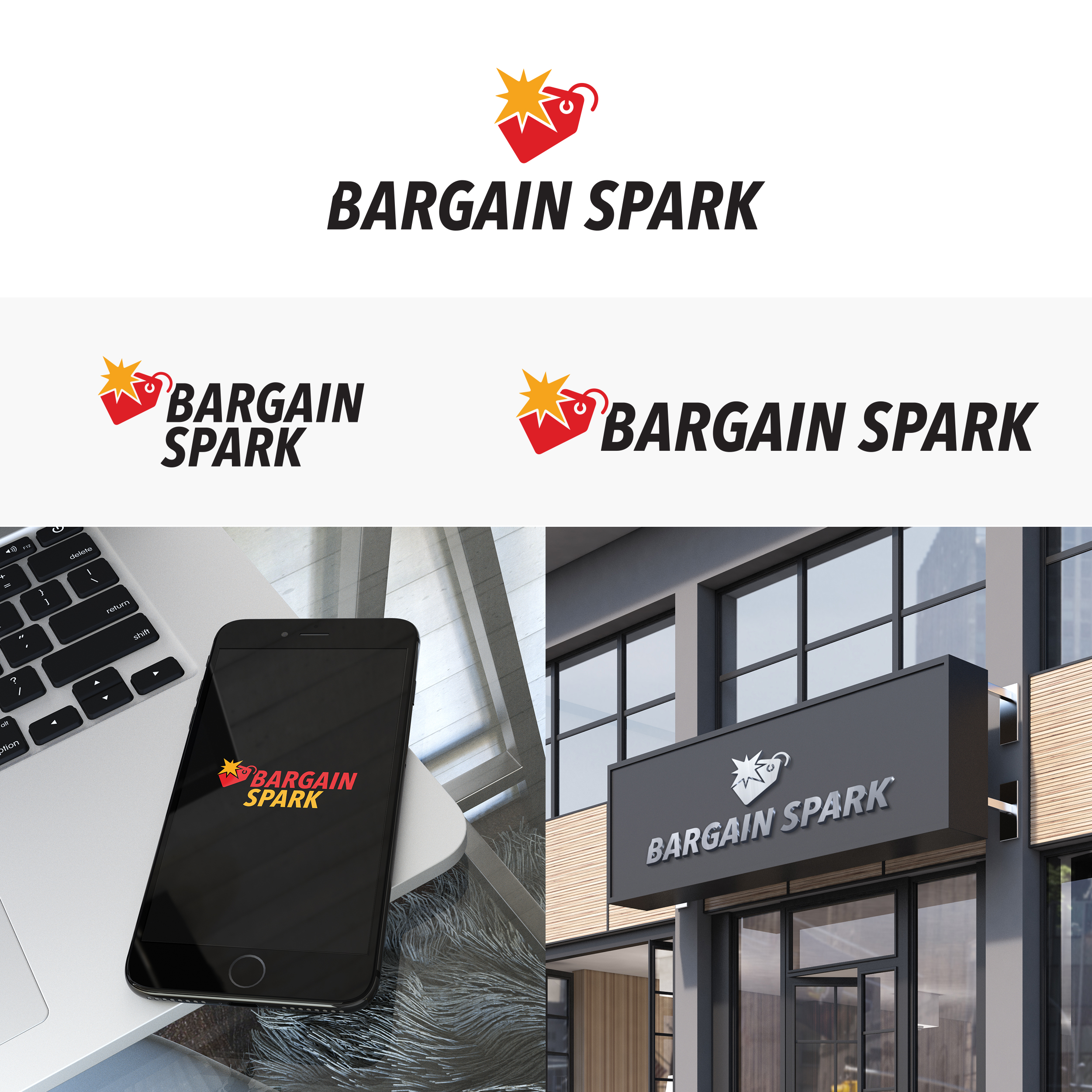 Logo Design by Moumita_ for Bargain Spark LLC | Design #28799837