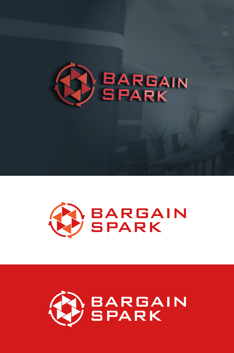 Logo Design by dobleh_creative for Bargain Spark LLC | Design #28801984