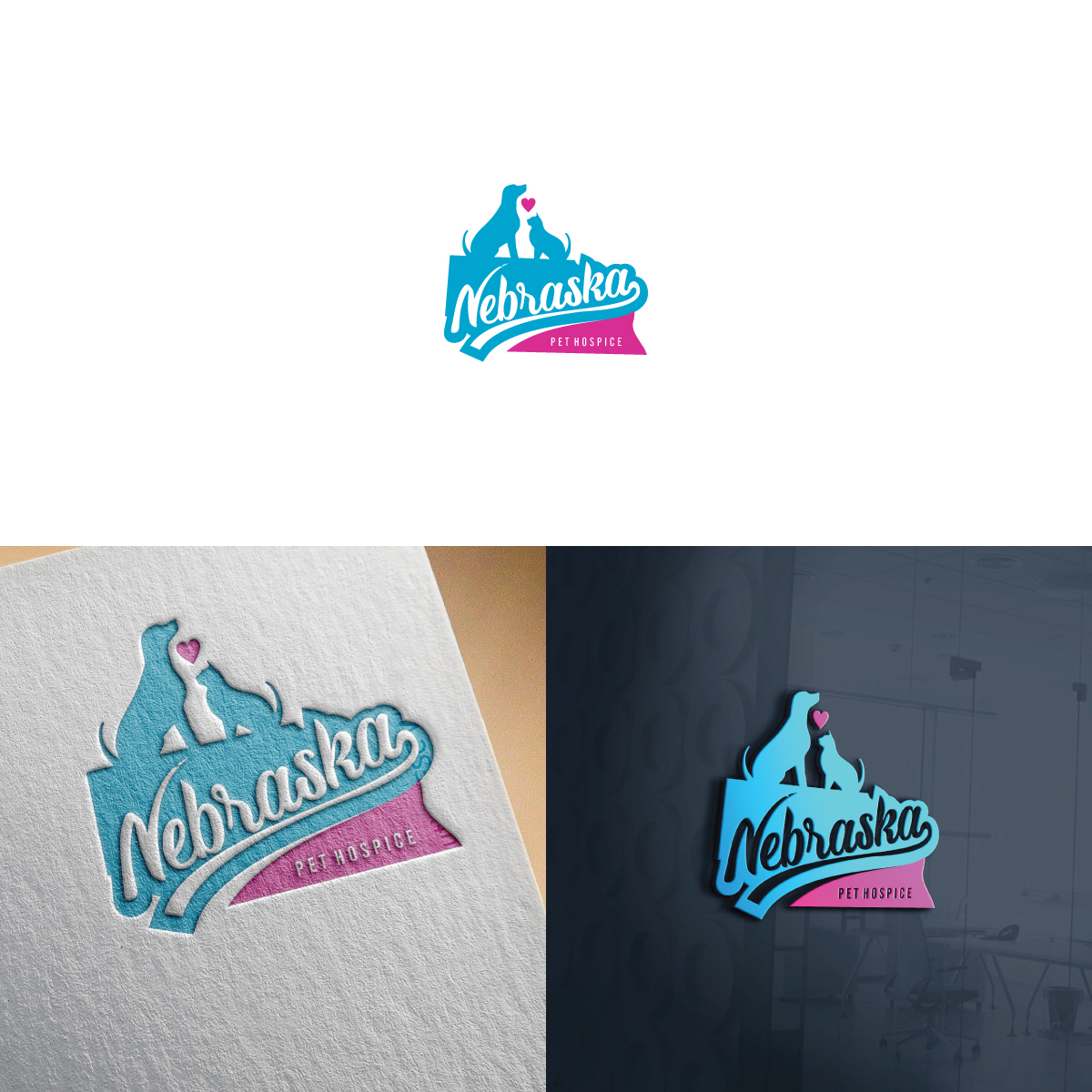 Logo Design by Magic of Art for Nebraska Pet Hospice | Design #28802200