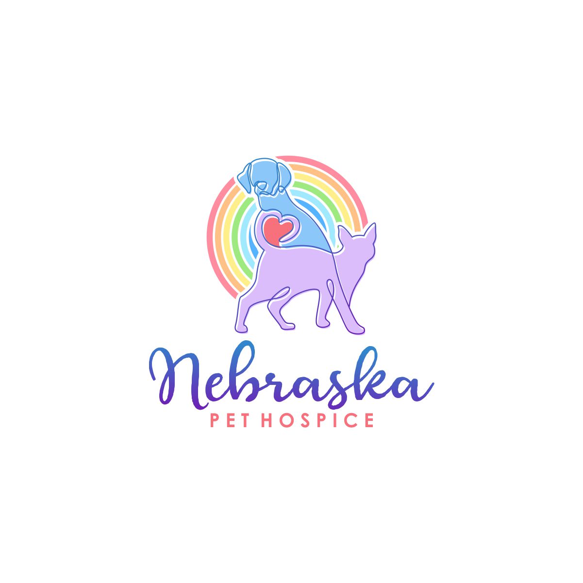 Logo Design by brand maker for Nebraska Pet Hospice | Design #28802402
