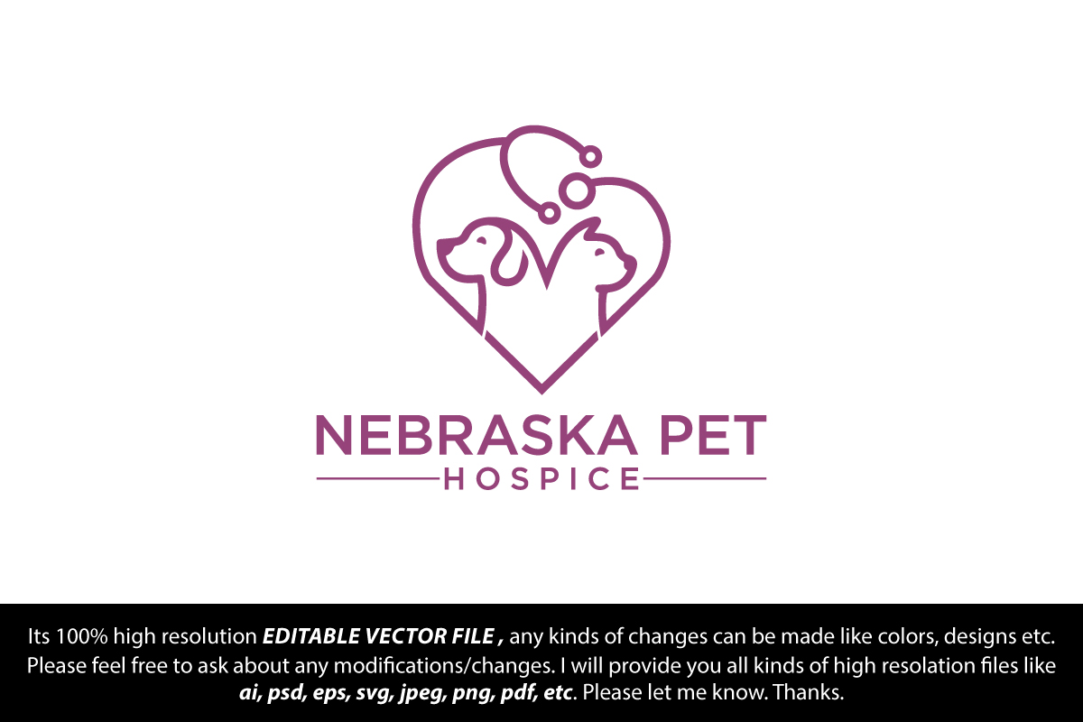 Logo-Design von FireflyArt für Nebraska Pet Hospice | Design #28810809