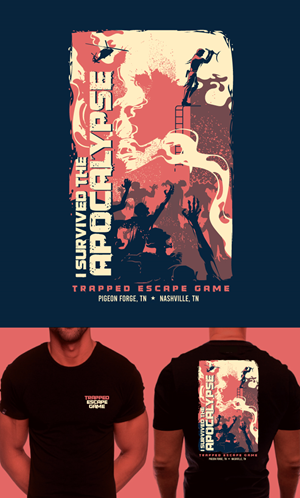 Diseño de Camiseta por ally designs para Trapped Escape Game | Diseño: #28832918