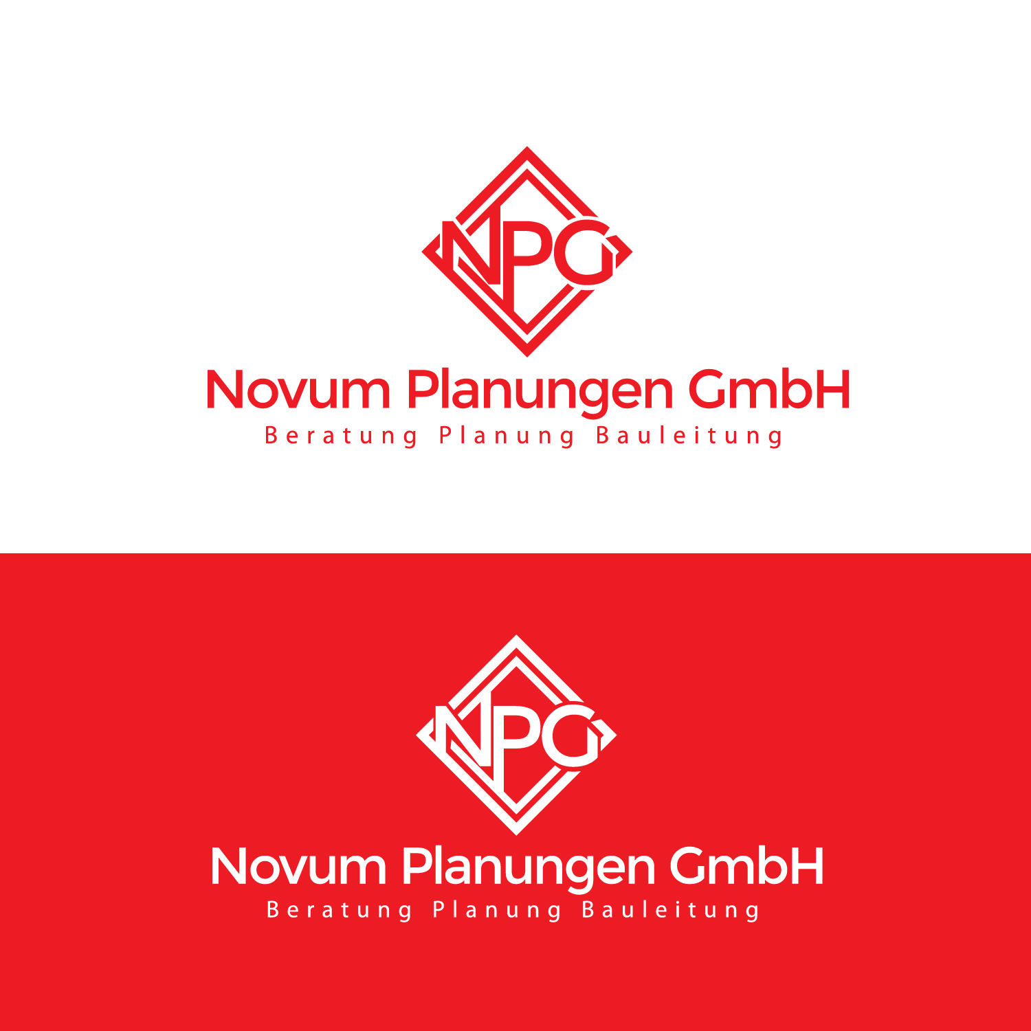 Logo Design by GODDREAMCREATION for Novum Planungen GmbH  | Design #28804069