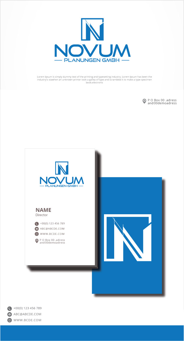 Logo-Design von graphicevolution für Novum Planungen GmbH  | Design #28801082