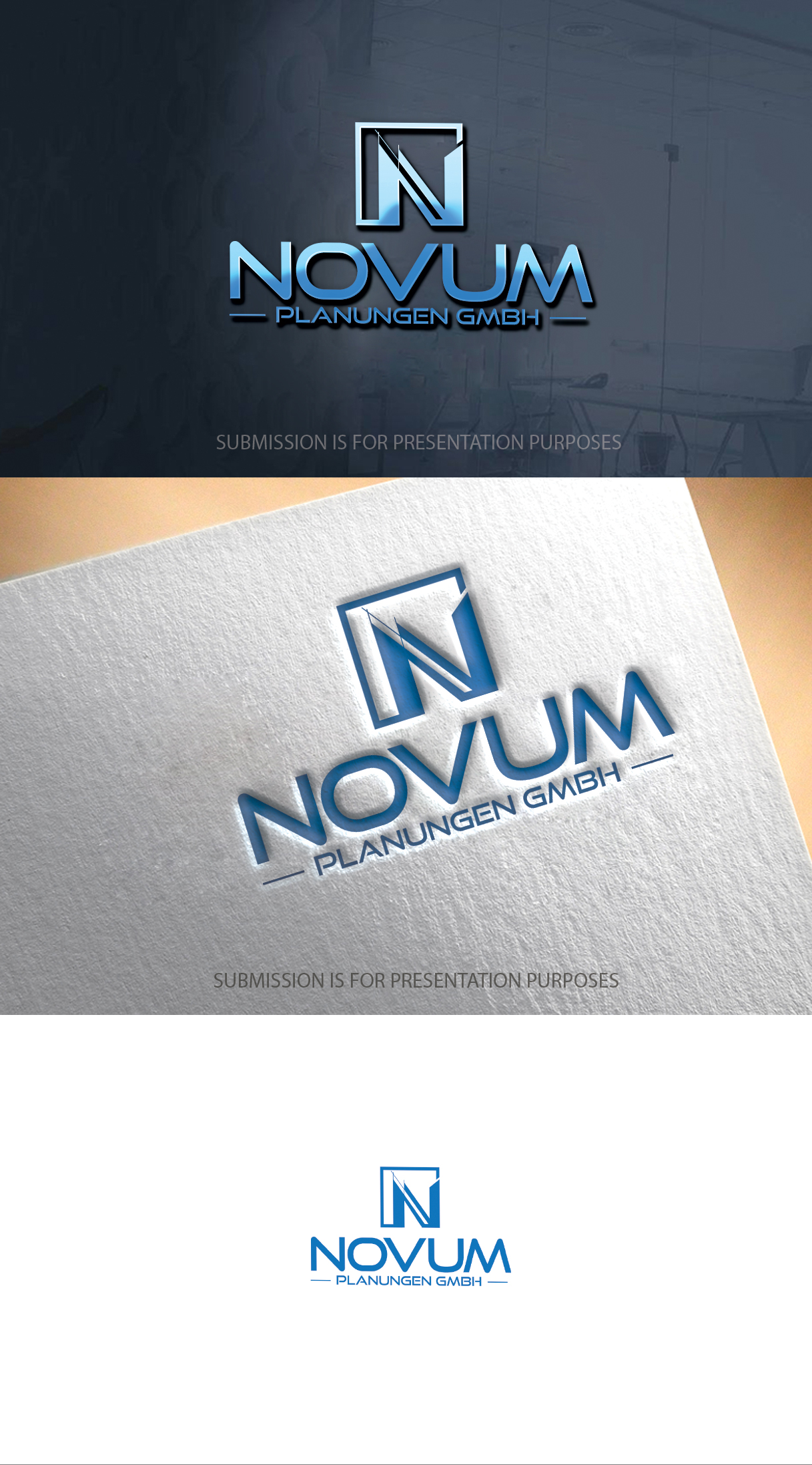 Logo Design by graphicevolution for Novum Planungen GmbH  | Design #28801087