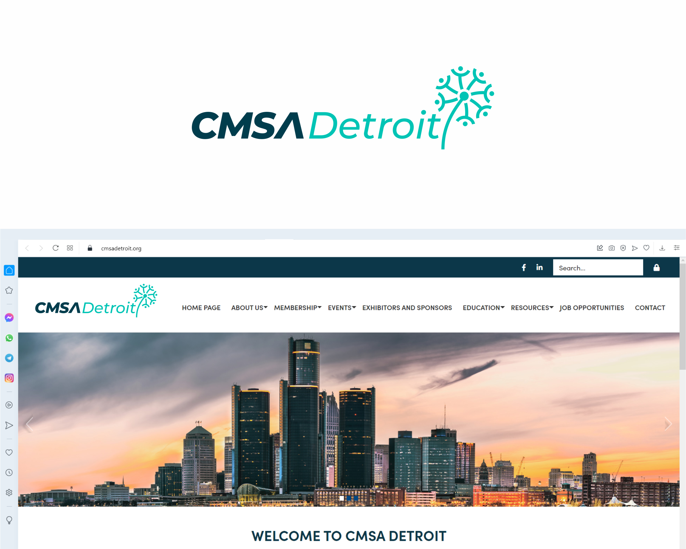 Logo Design by MBARO for CMSA Detroit | Design #28837486