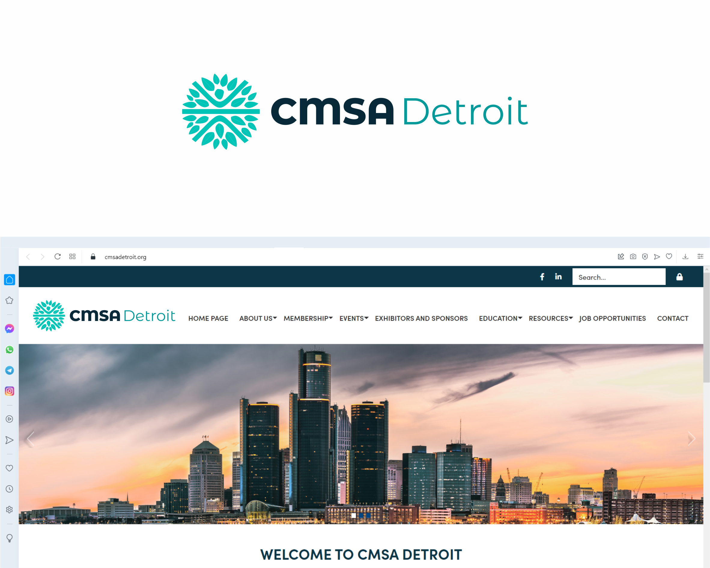 Logo Design by MBARO for CMSA Detroit | Design #28837487